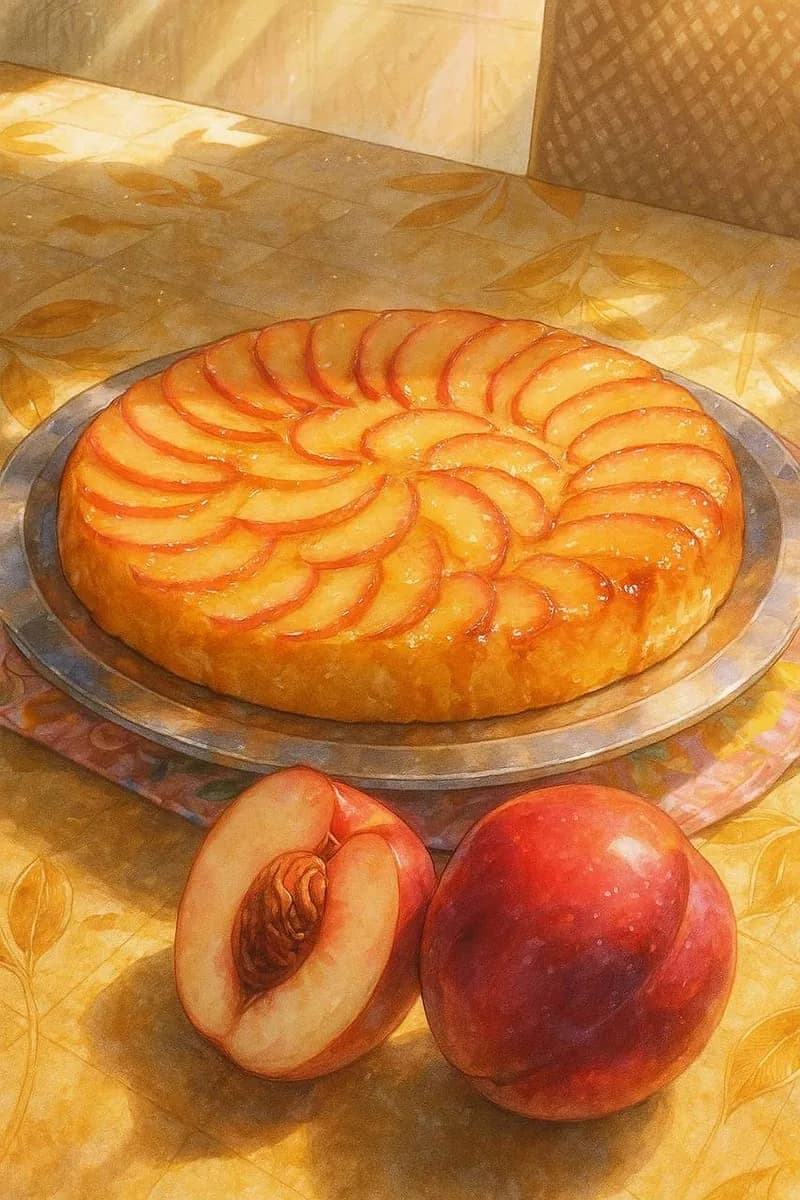 Nectarine Upside-Down Cake