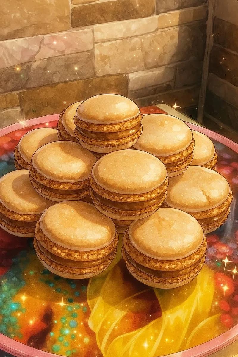 Macarons (caramel filling)