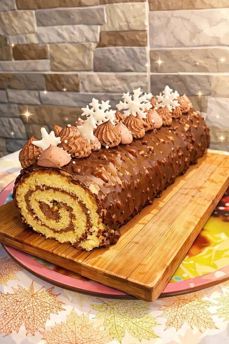 Hazelnut Swiss Roll