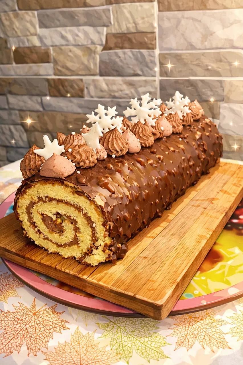 Hazelnut Swiss Roll